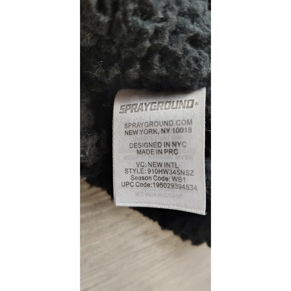 Sprayground Neck Warmer Chase Bank‎ Checker Cinch Cord Brown Black
